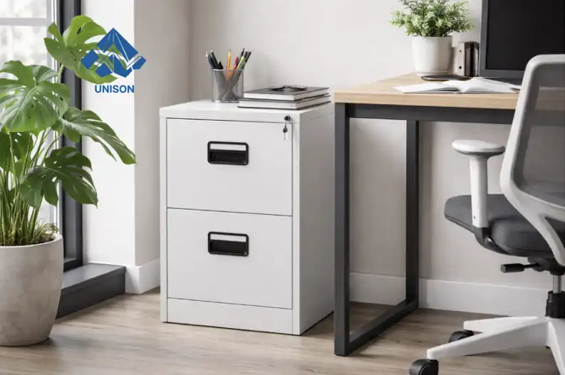 How to install a 2-drawer vertical steel file cabinet?